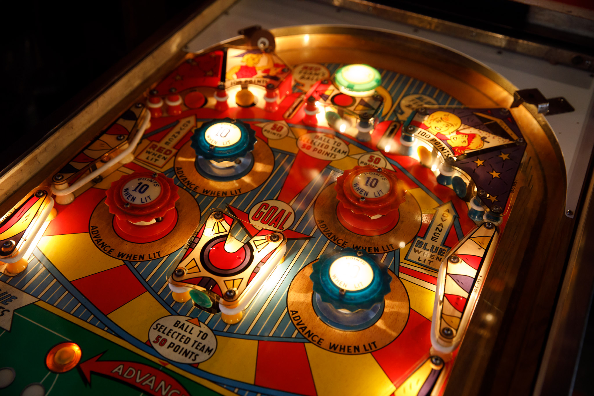 pinball restoration vintage